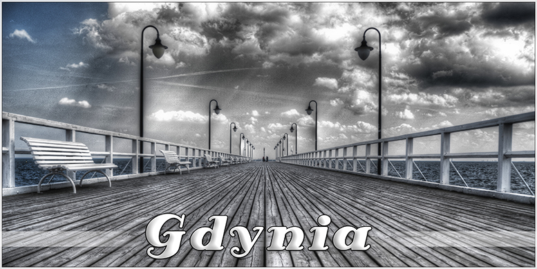 Gdynia Orowo, klif Gdynia, molo w Gdyni Orowie