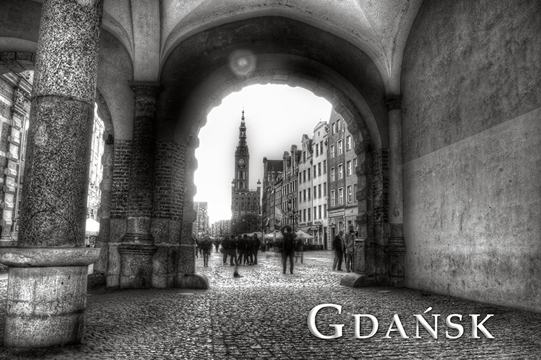 Gdansk pocztwki czarnio-biae, Black and White Postcards, Gdask