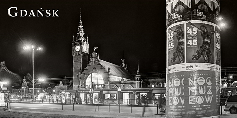 Gdansk pocztwki czarnio-biae, Black and White Postcards, Gdask