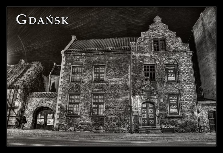 Gdansk pocztwki czarnio-biae, Black and White Postcards, Gdask