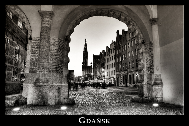 Gdansk pocztwki czarnio-biae, Black and White Postcards, Gdask