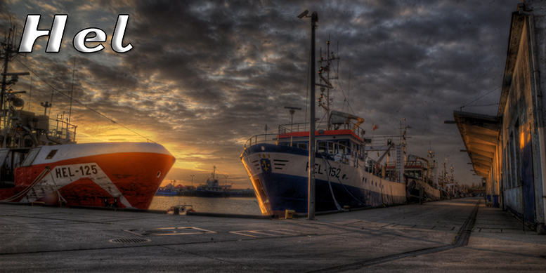 Hel, pocztwki z Helu, Port Hel, Nadmorski Park Krajobrazowy