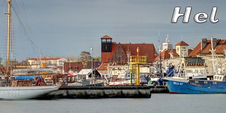 Hel, pocztwki z Helu, Port Hel, Nadmorski Park Krajobrazowy